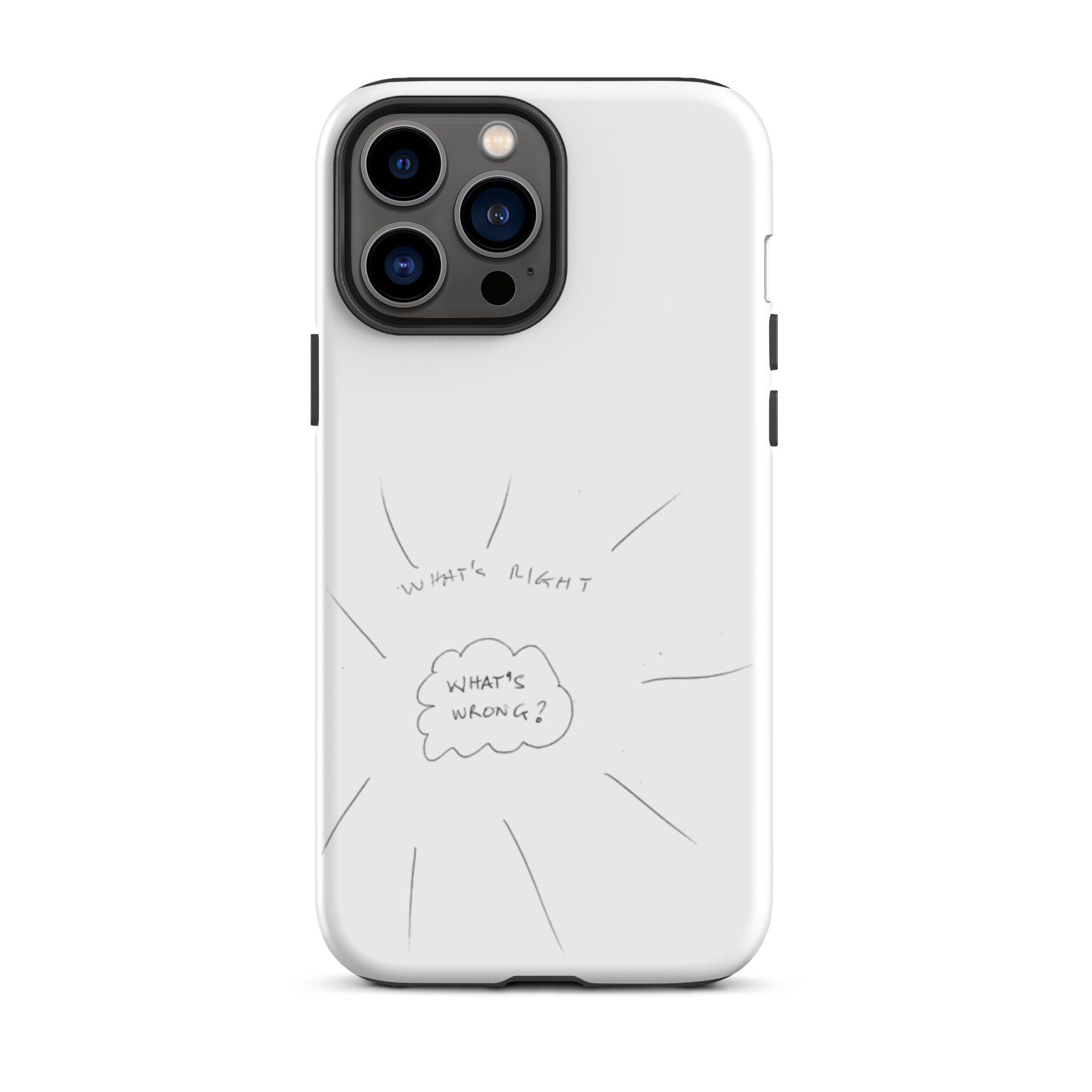 What's right what's wrong Tough Case for iPhone®