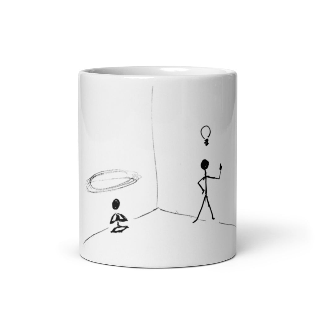 Grateful for sight - White glossy mug