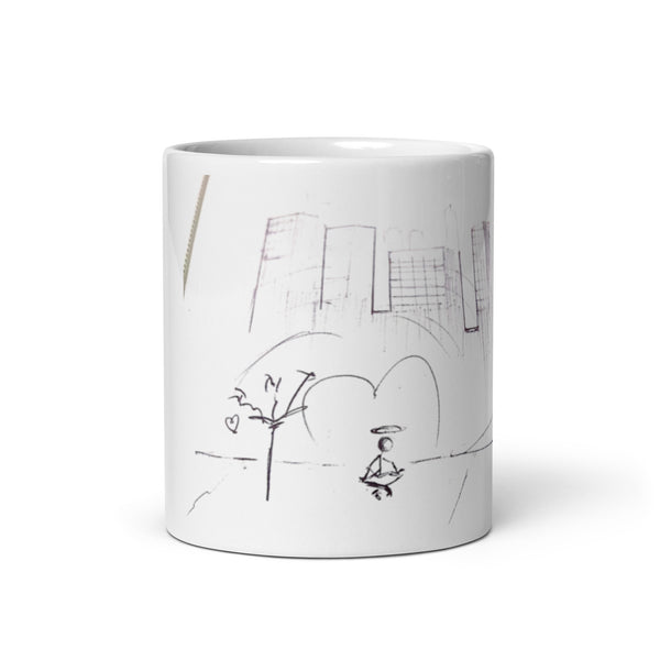 Expanding self love - White glossy mug