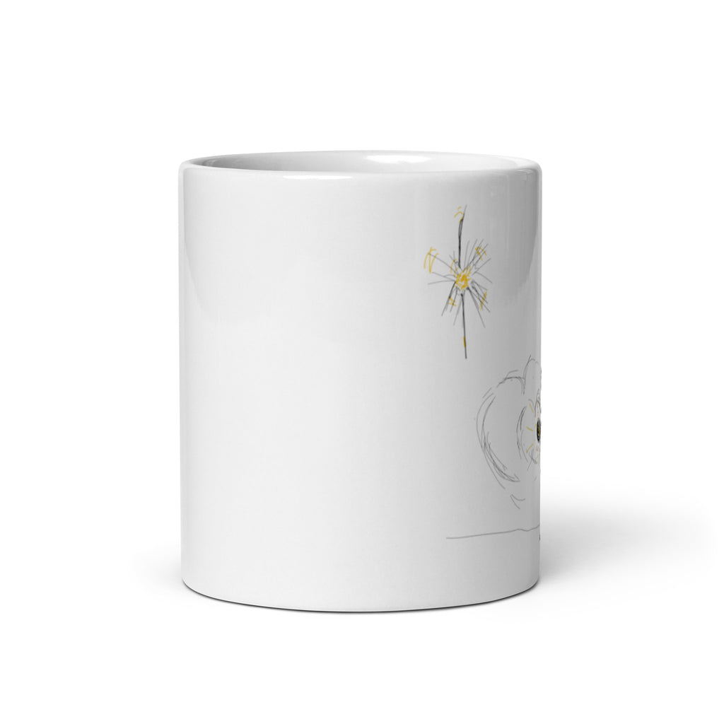 I believe and achieve - white glossy mug