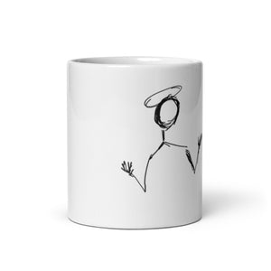 I am part of God - White glossy mug