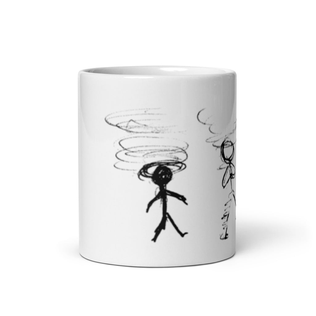 Vibrational ME - White glossy mug