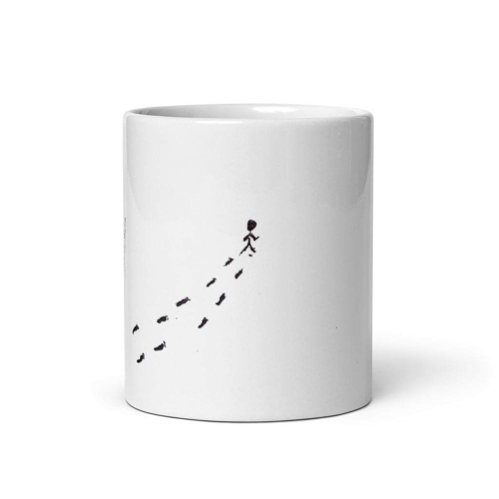 Where I have been - White glossy mug