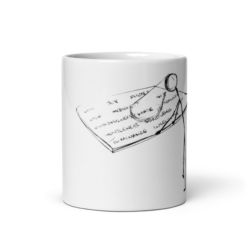 Attracting the right experiences - White glossy mug