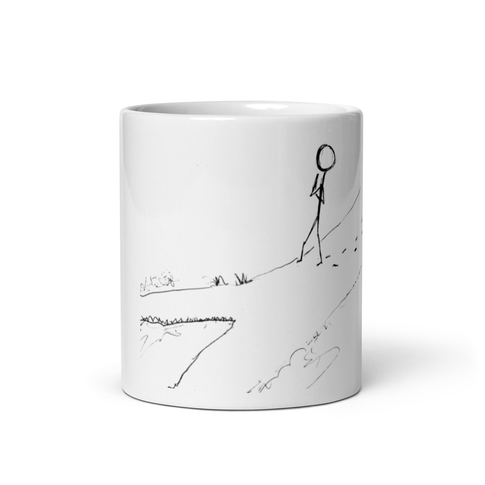 Constant new choices - White glossy mug