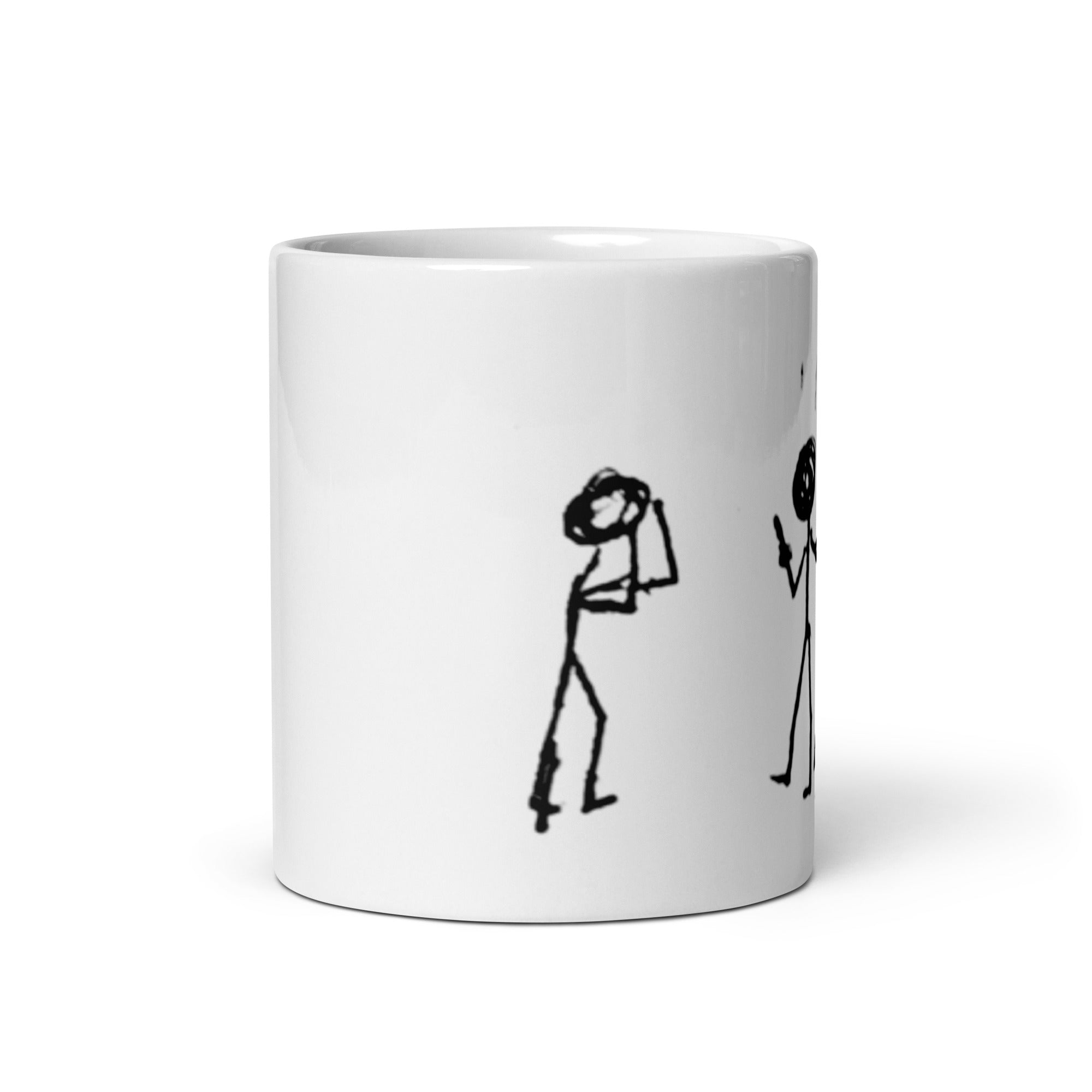 Gratitude for every contrast  - White glossy mug