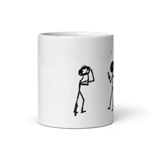 Gratitude for every contrast  - White glossy mug