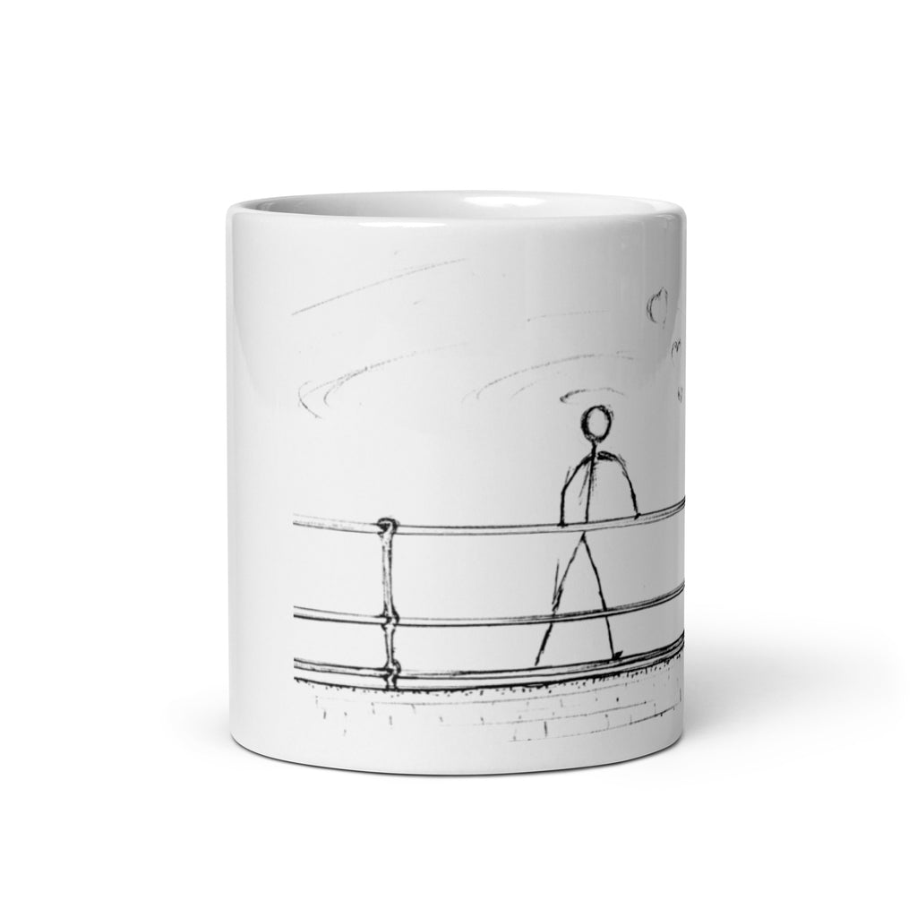 Trust your improvements - White glossy mug