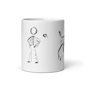 "I am and I can" White Glossy Mug