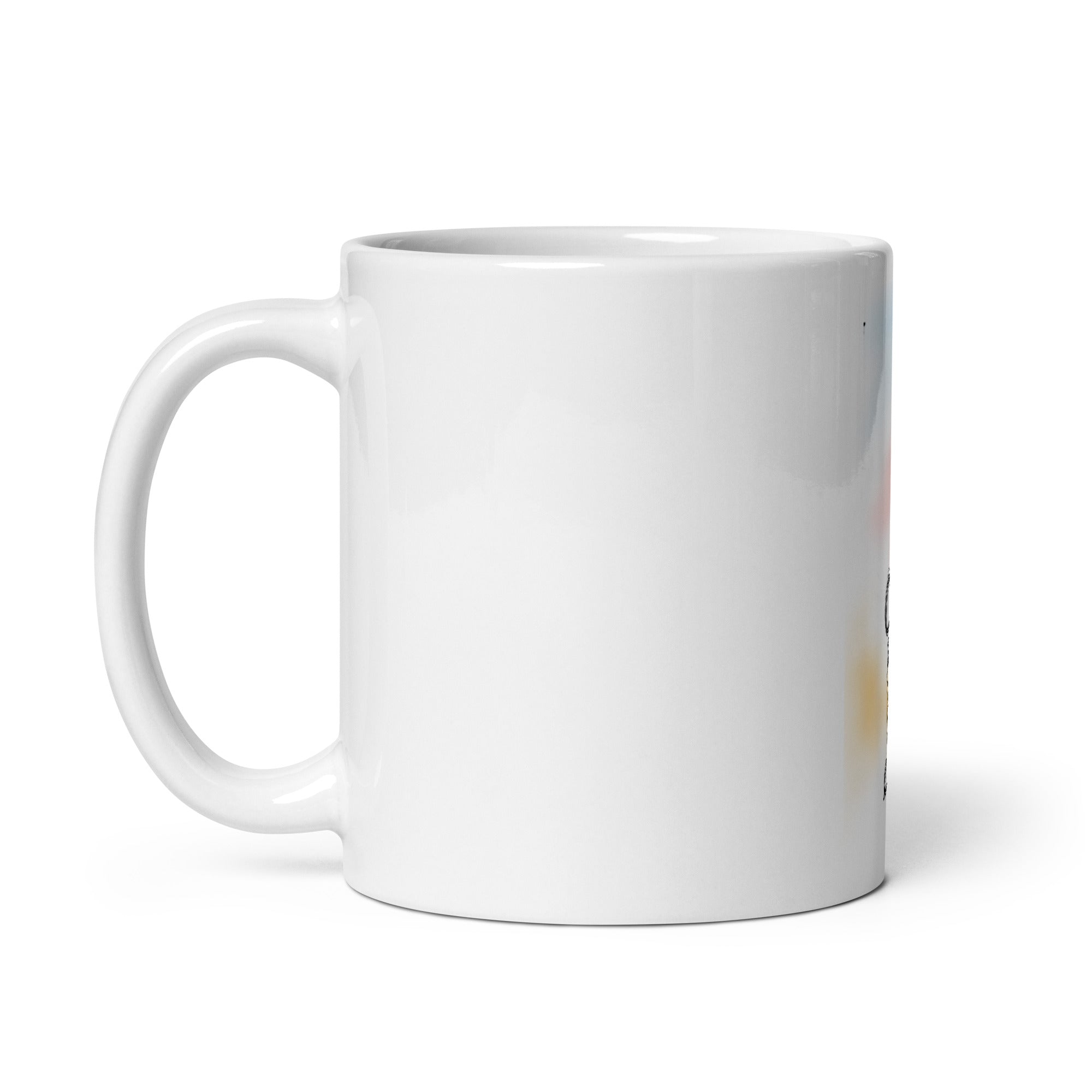 Chill out let your improvement happen - White glossy mug