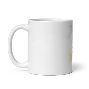 Chill out let your improvement happen - White glossy mug