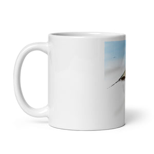 Being present - White glossy mug