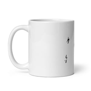 Born to create - White glossy mug