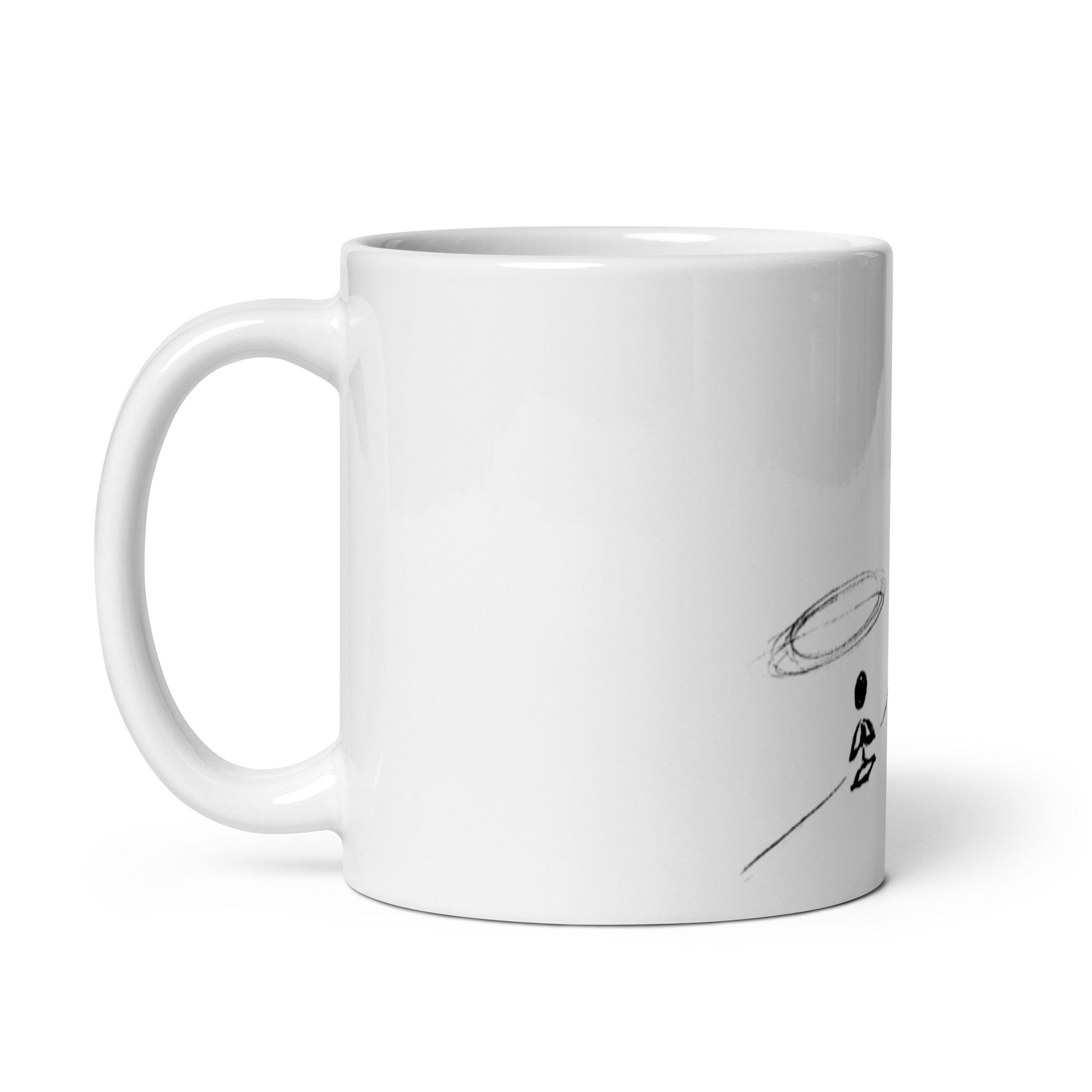 Grateful for sight - White glossy mug