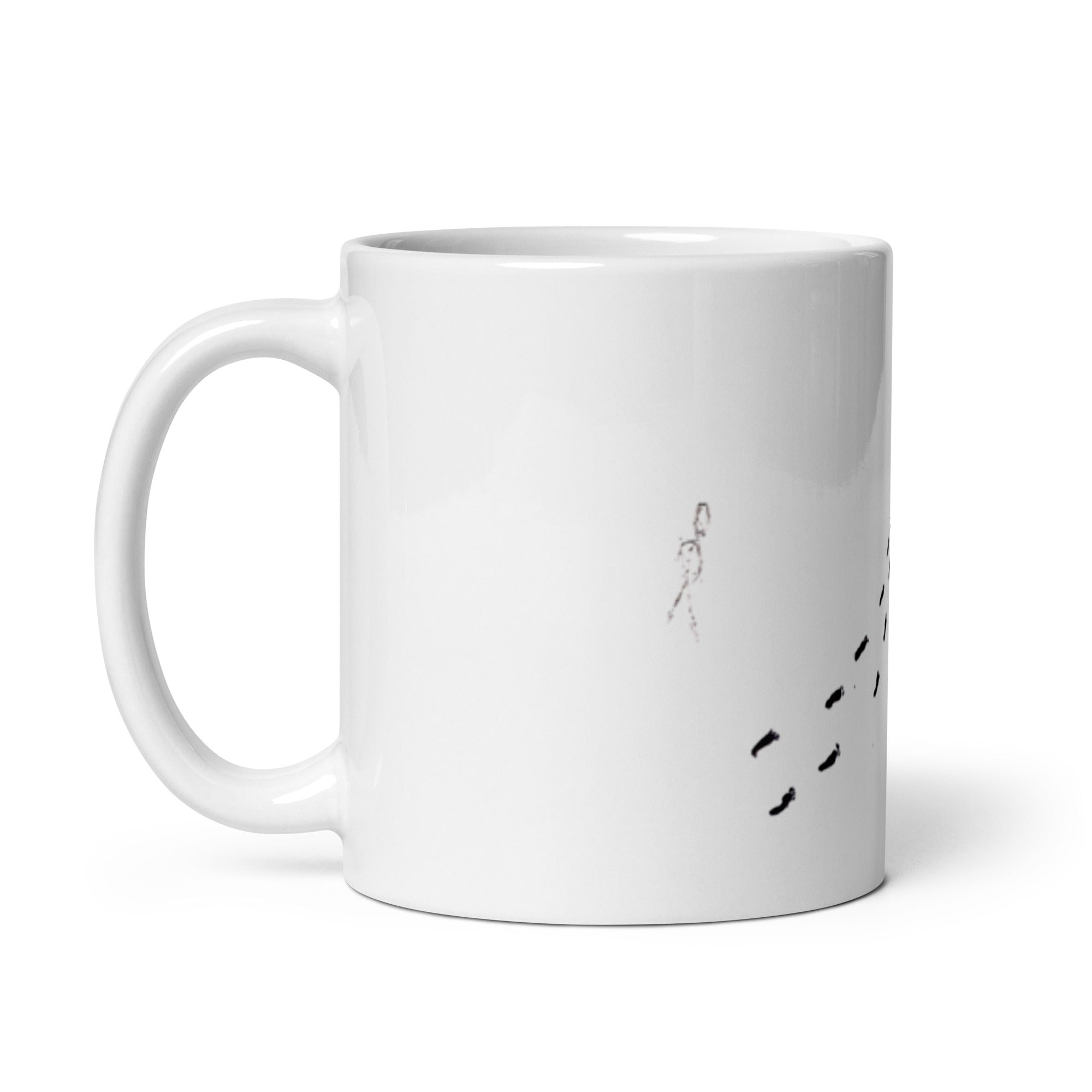 Where I have been - White glossy mug