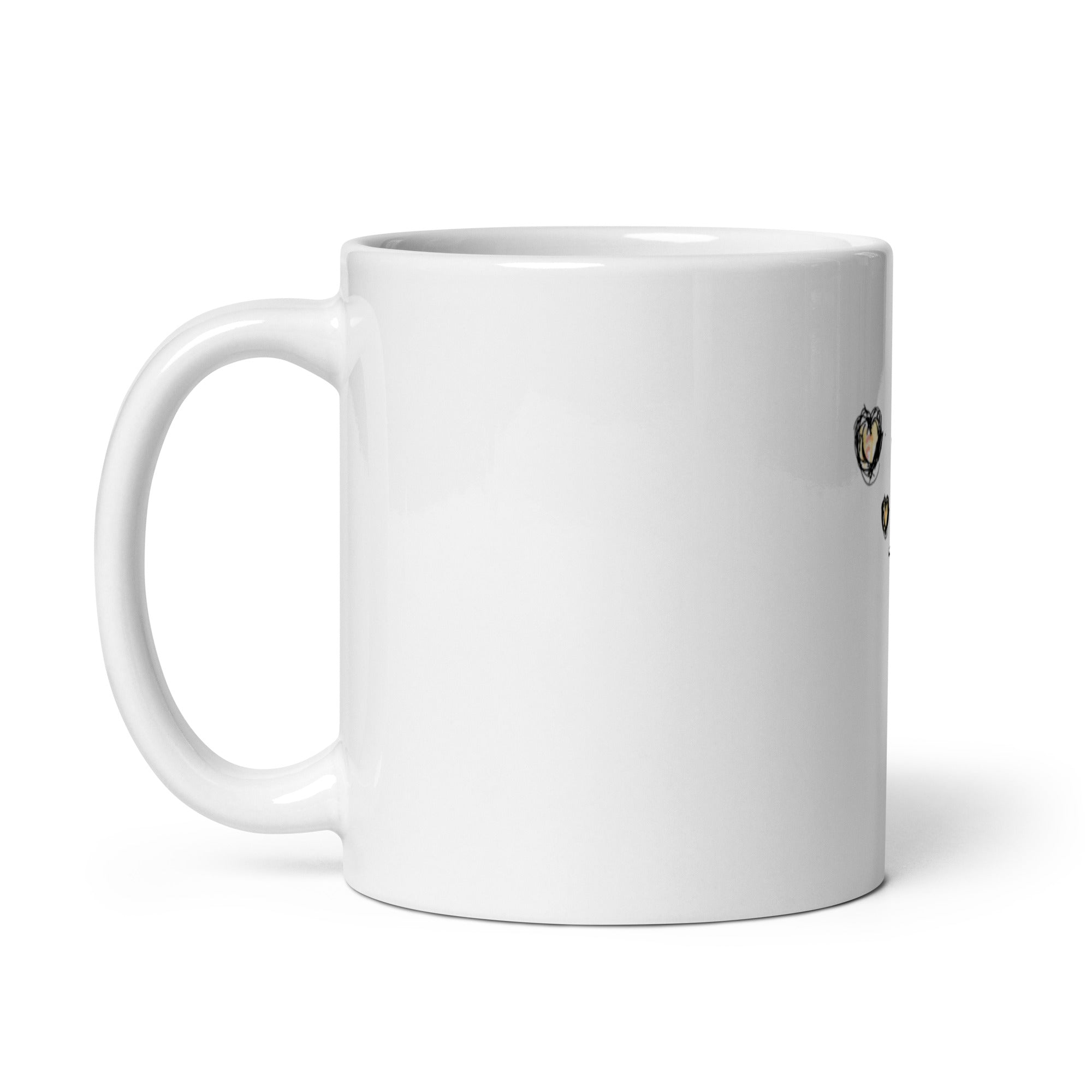 I am at peace - White glossy mug