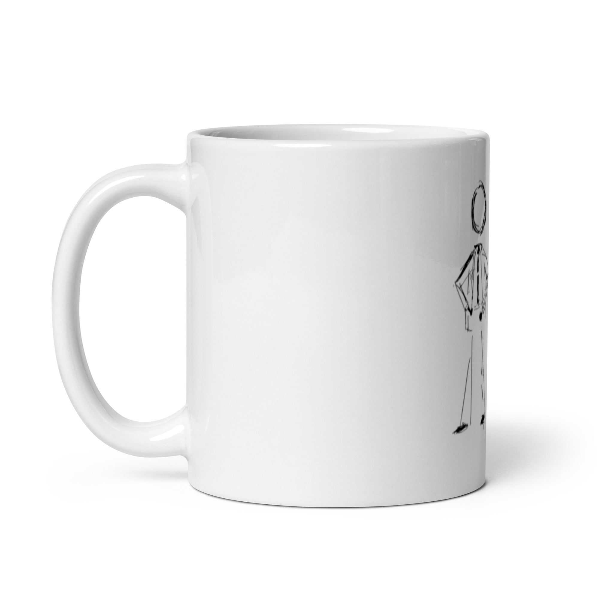 "I am and I can" White Glossy Mug