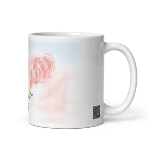 Chill out let your improvement happen - White glossy mug