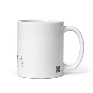 They let me down - White glossy mug