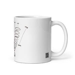 Calibrating - White glossy mug