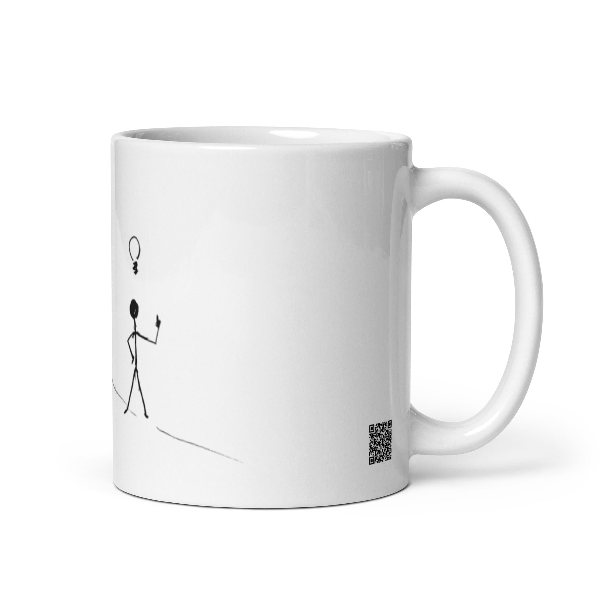 Grateful for sight - White glossy mug