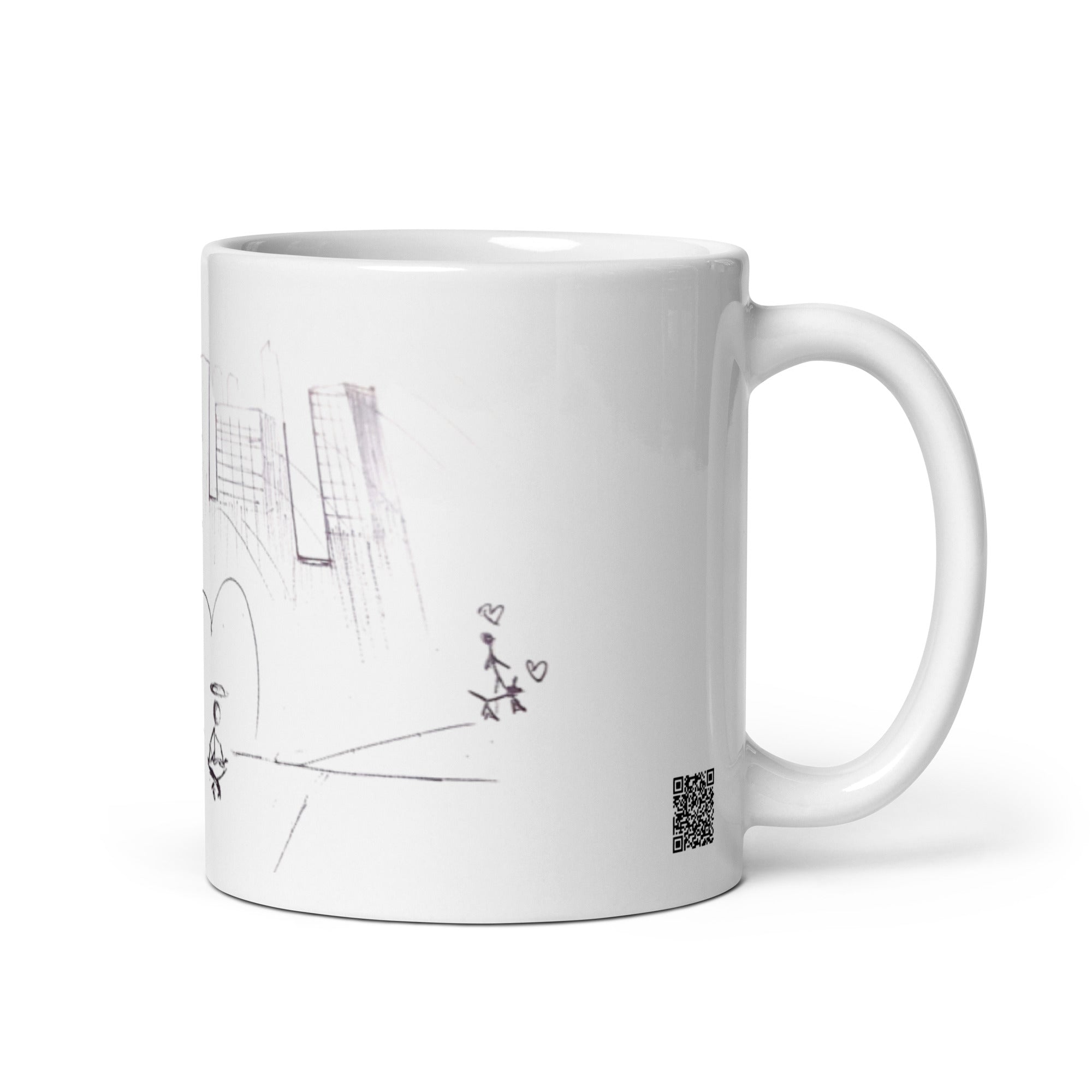 Expand self love - White glossy mug