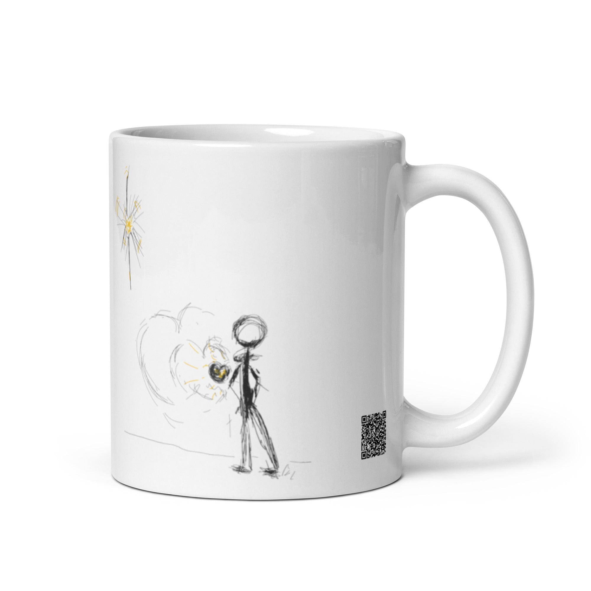 I believe and achieve - white glossy mug