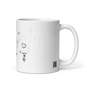 Emanate Love - White glossy mug