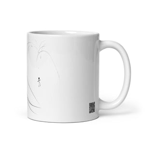 Take Steps Spirit First - White glossy mug