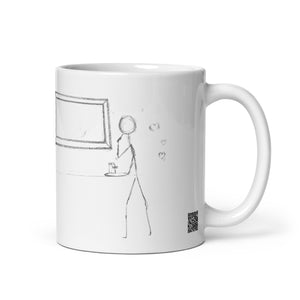 Morning, I love you, thankyou - White glossy mug