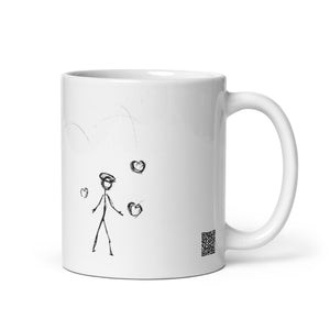 My Life - Mine - White glossy mug