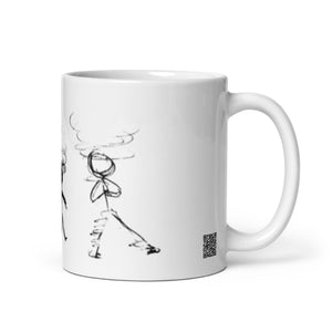 Vibrational ME - White glossy mug