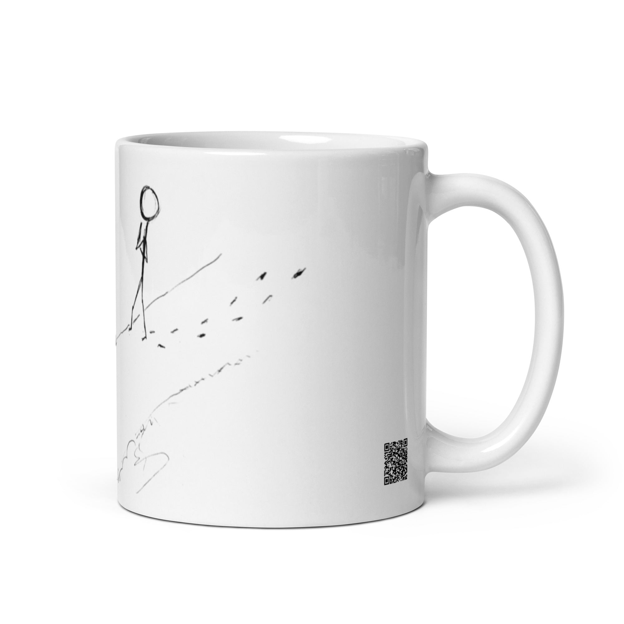 Constant new choices - White glossy mug