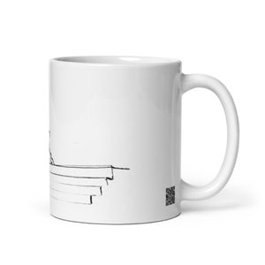 Stop building up stress - White glossy mug