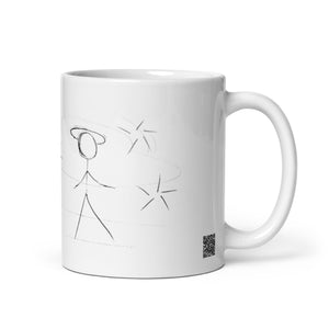 Sum total of our thoughts  - White Glossy Mug