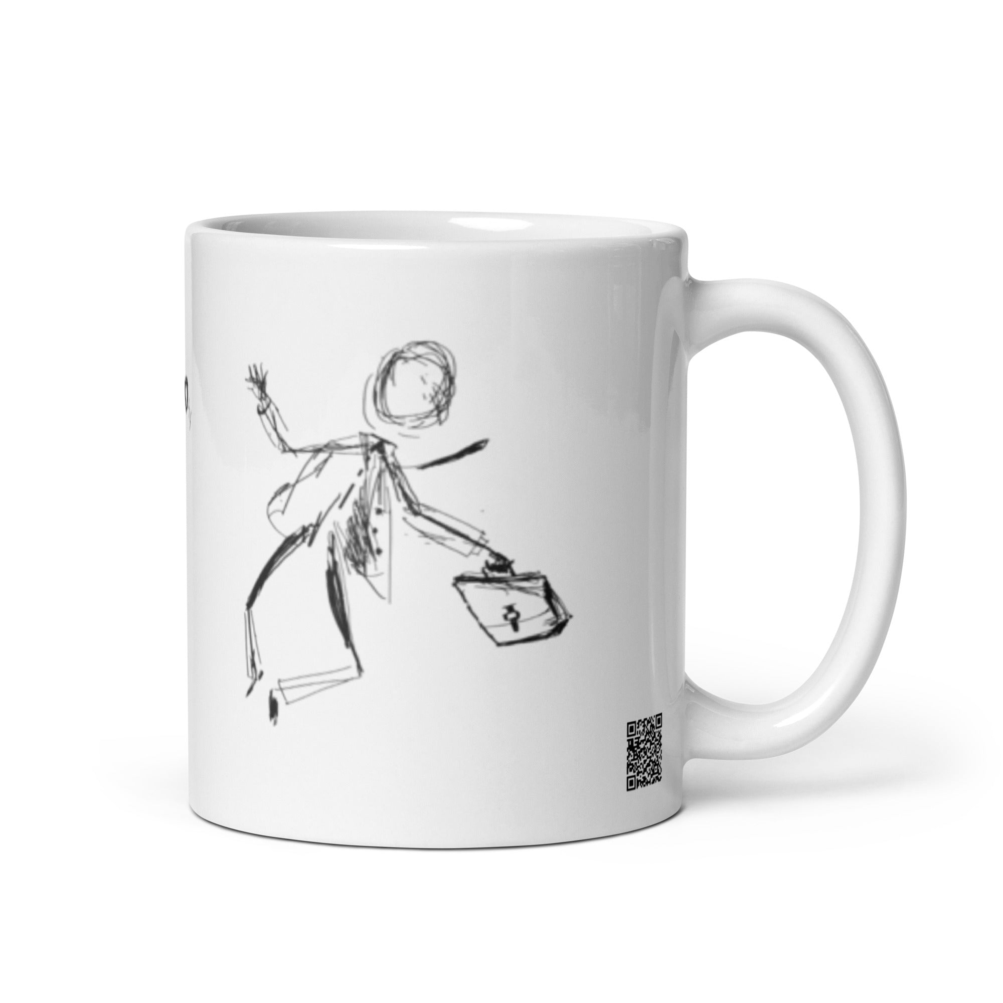 "I am and I can" White Glossy Mug