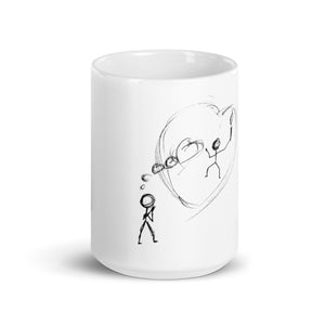 Today's ideas, tomorrow's victories - White glossy mug