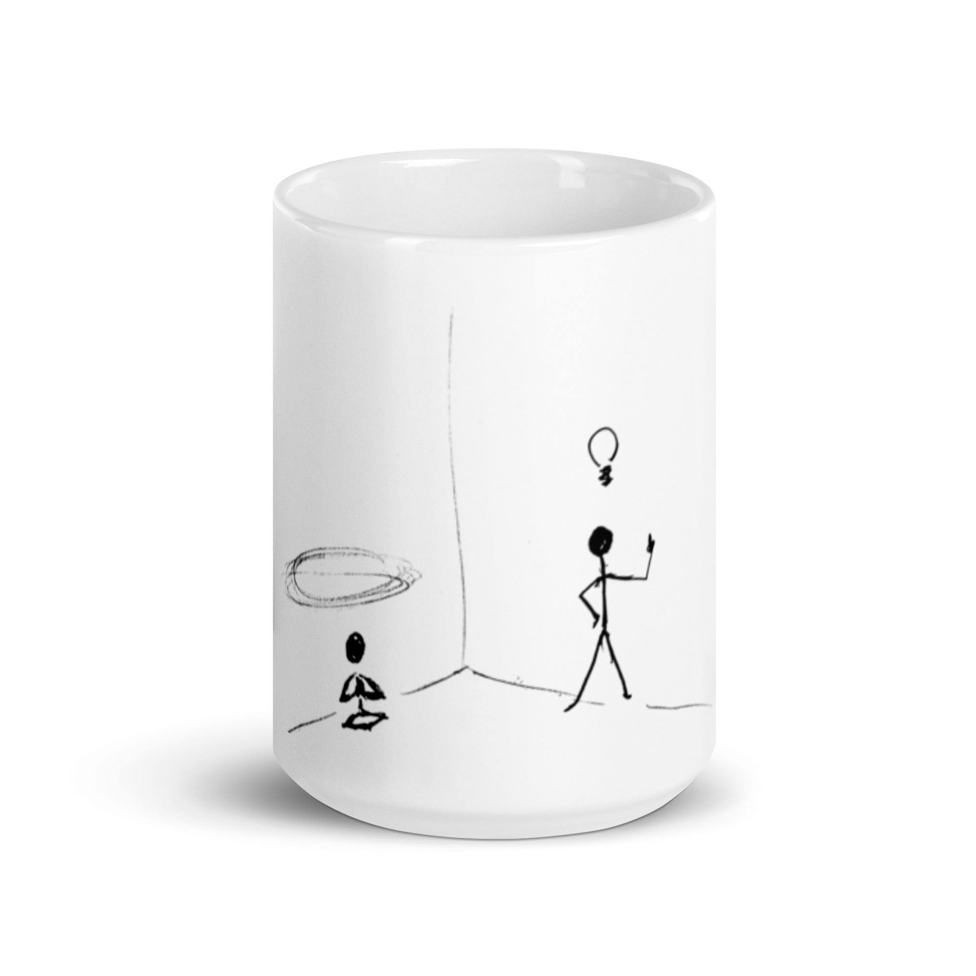 Grateful for sight - White glossy mug