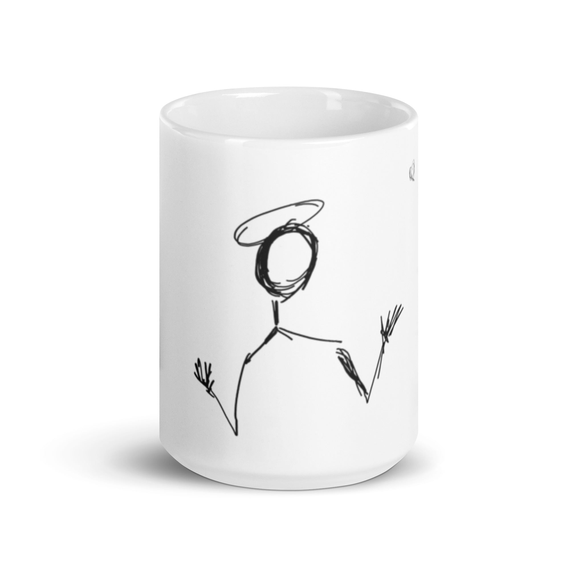 I am part of God - White glossy mug