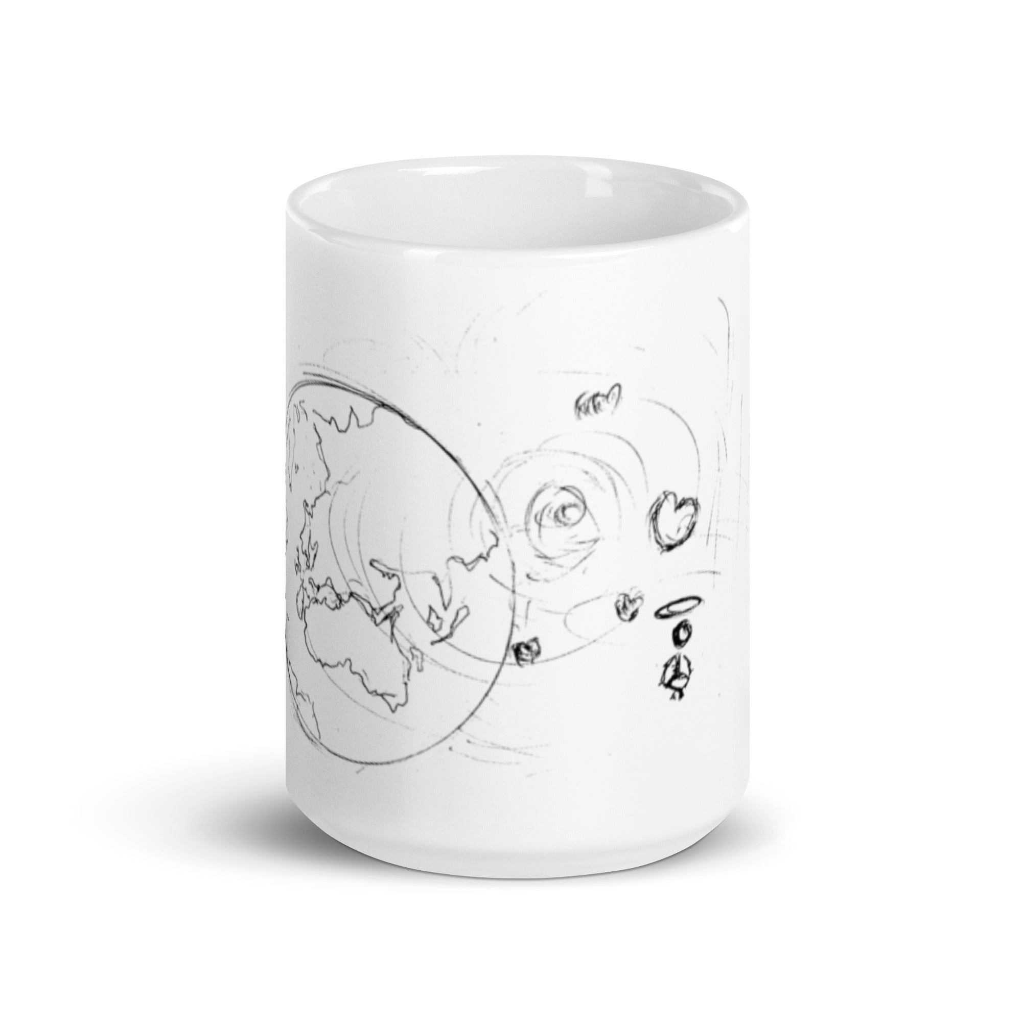 Emanate Love - White glossy mug