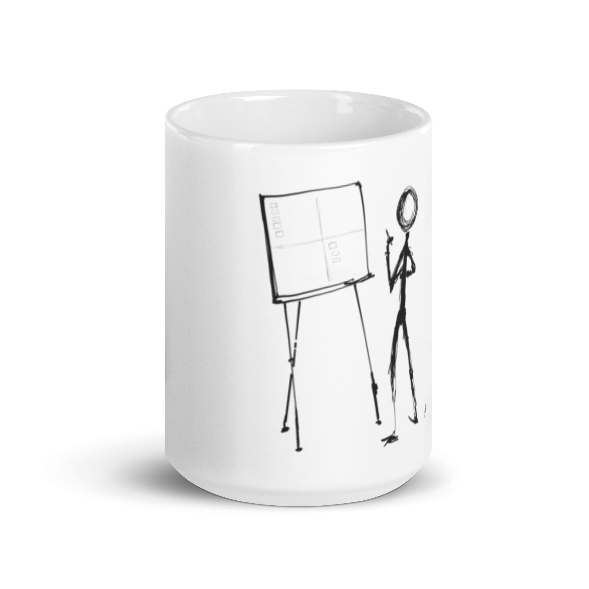 Goals I did not set - White glossy mug