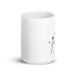 My Life - Mine - White glossy mug