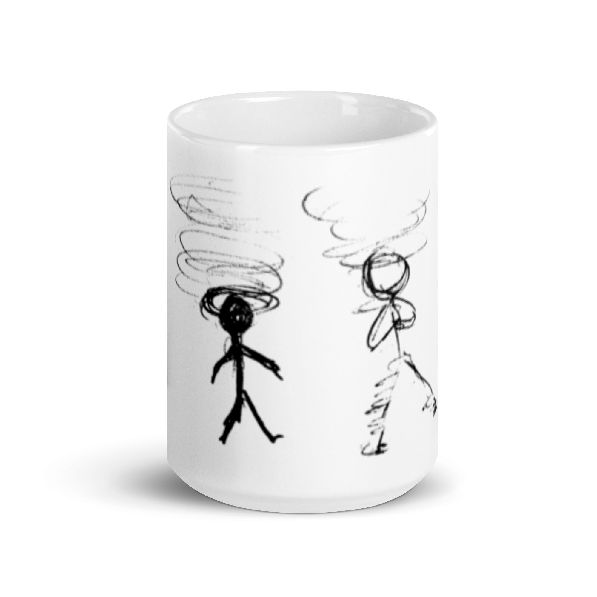 Vibrational ME - White glossy mug