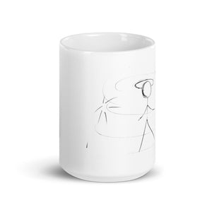 Sum total of our thoughts  - White Glossy Mug