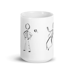 "I am and I can" White Glossy Mug