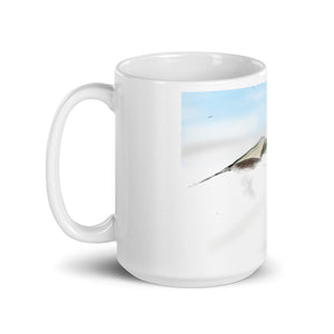 Being present - White glossy mug