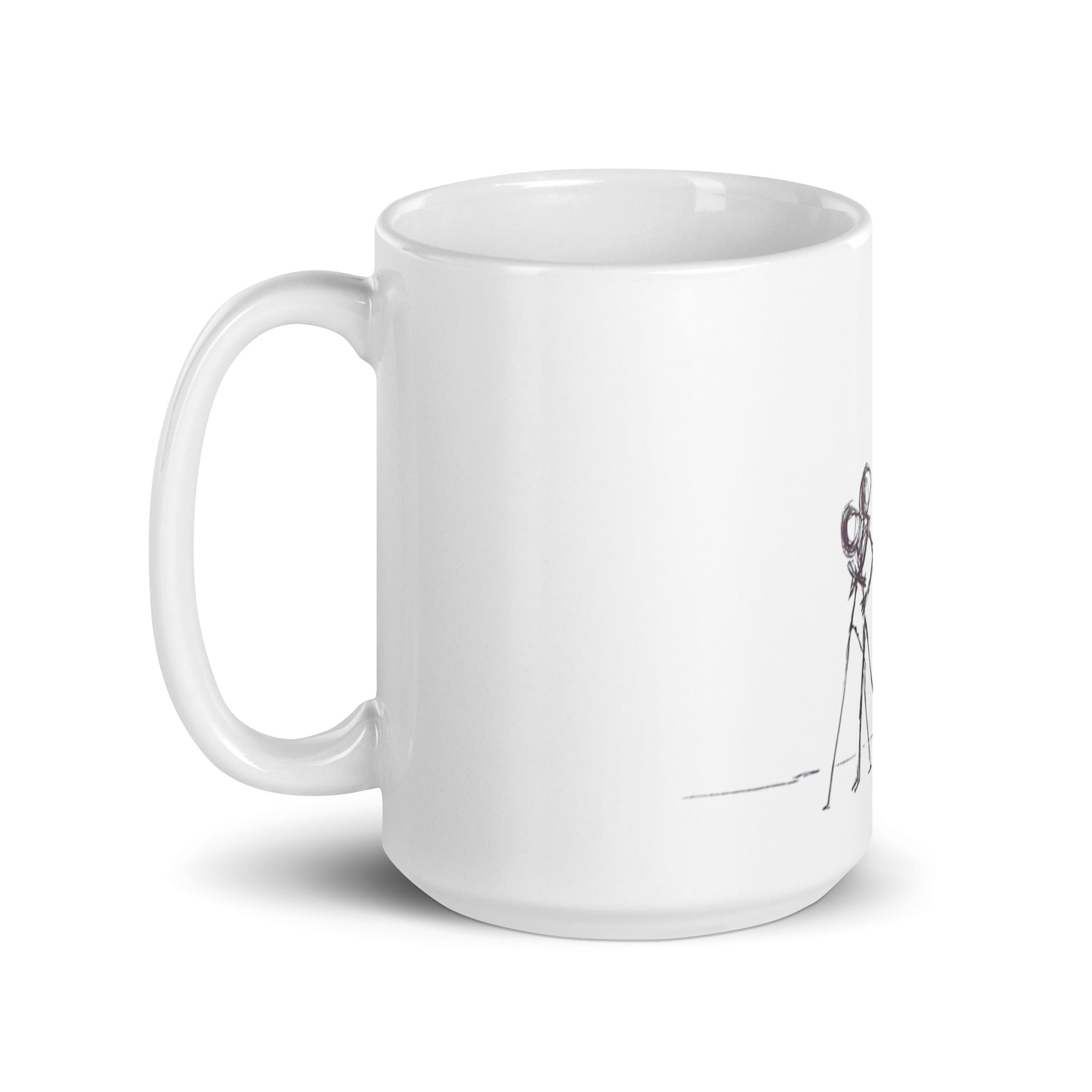 Love my life situations - White glossy mug