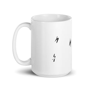 Born to create - White glossy mug