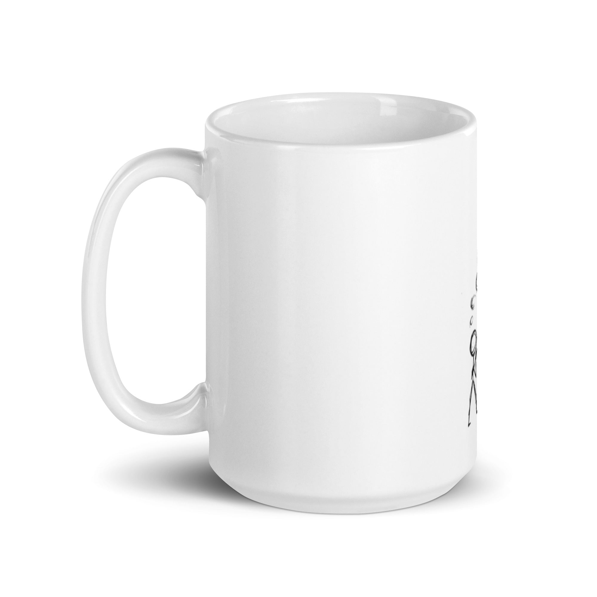 The Lord Forgives, I do too - White glossy mug