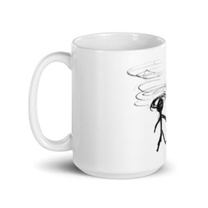 Vibrational ME - White glossy mug